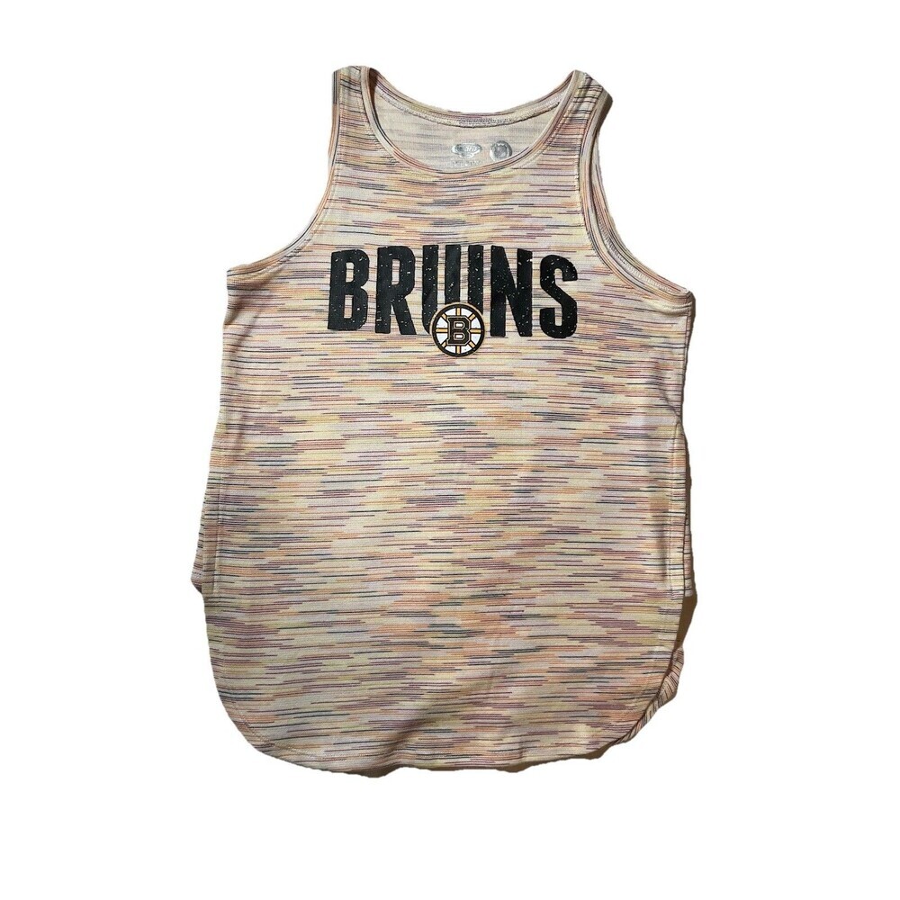 Boston‎ Bruins multicolor ribbed tank top M